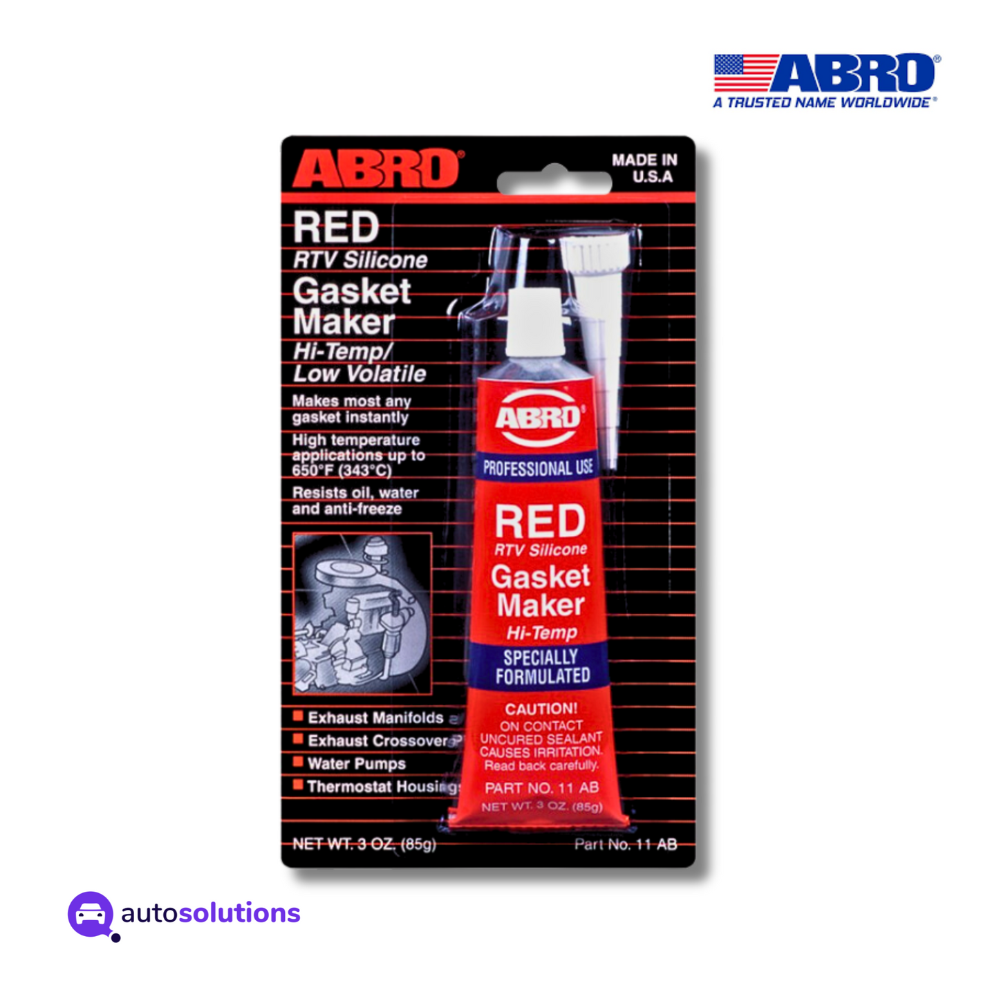 Silicon Rojo ABRO 85grs / 3oz 11AB85
