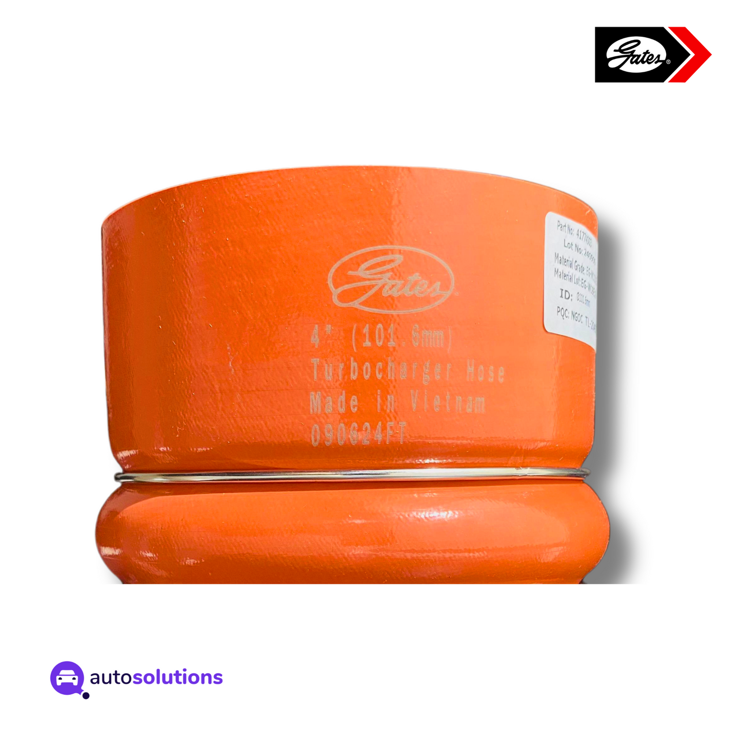 Manguera de Silicón (Codos, Rectas y Turbo) de 4" X 6" Largo GATES