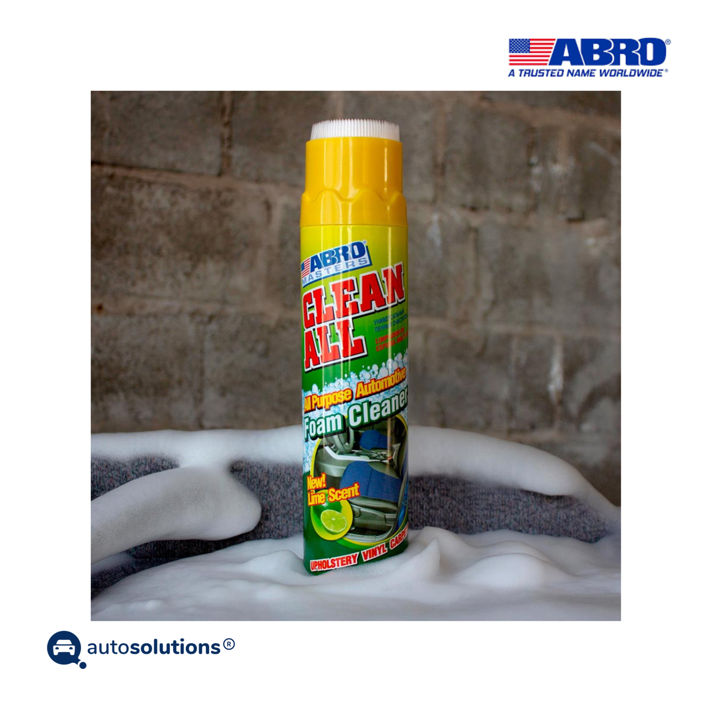 Limpia Todo En Espuma Limon ABRO FC650 650mL