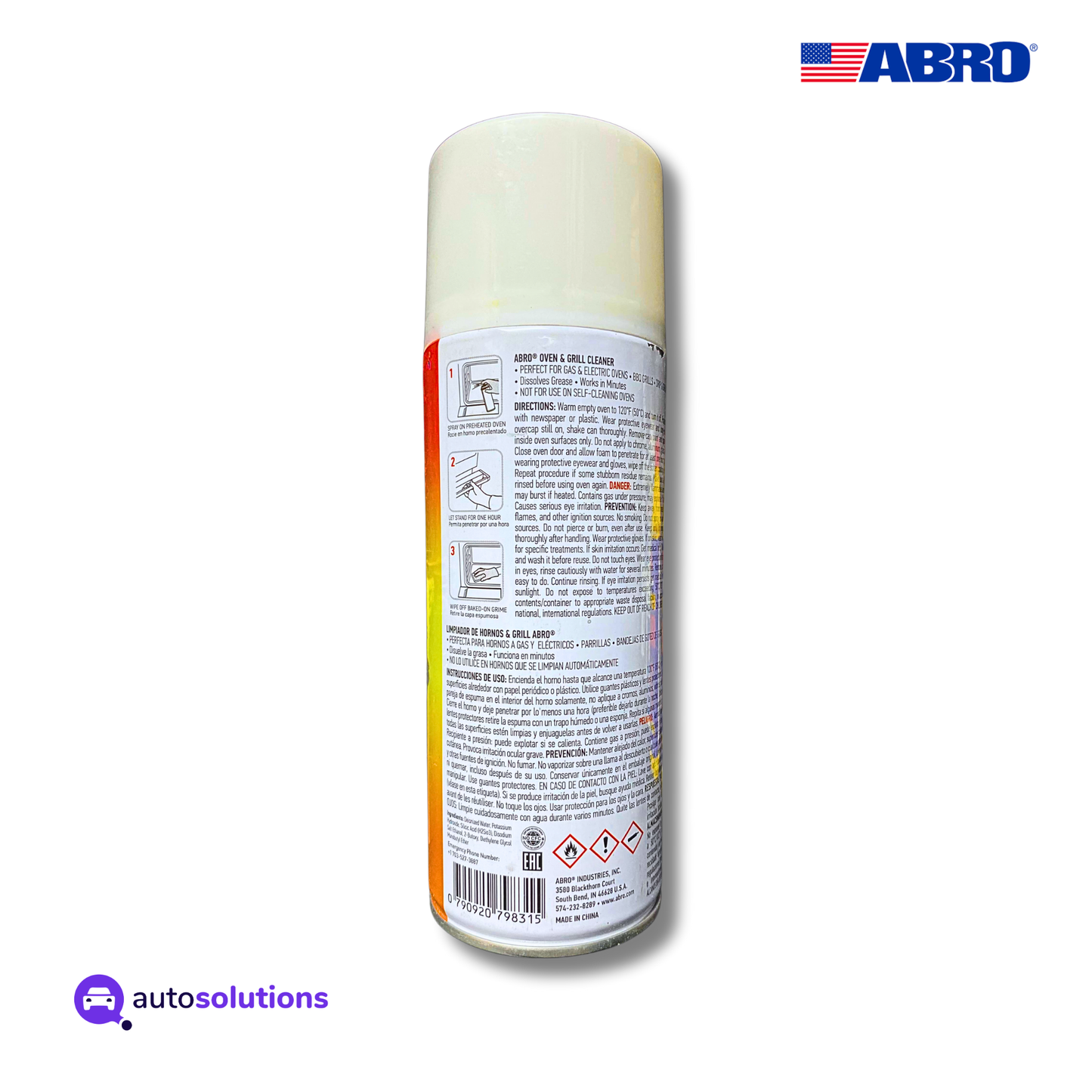 Limpiador De Hornos ABRO OC700 283g / 10oz