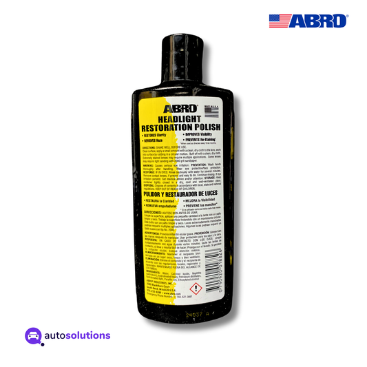 Restaurador De Luces ABRO HR237 237mL / 8oz