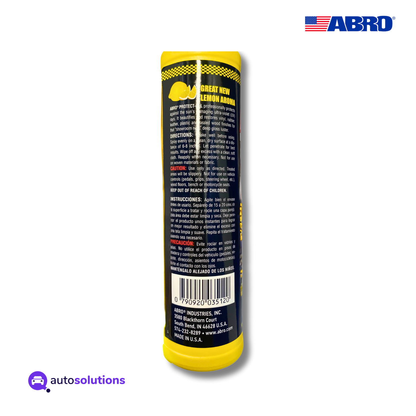 Protege Todo Limón ABRO PA512 296mL / 10oz