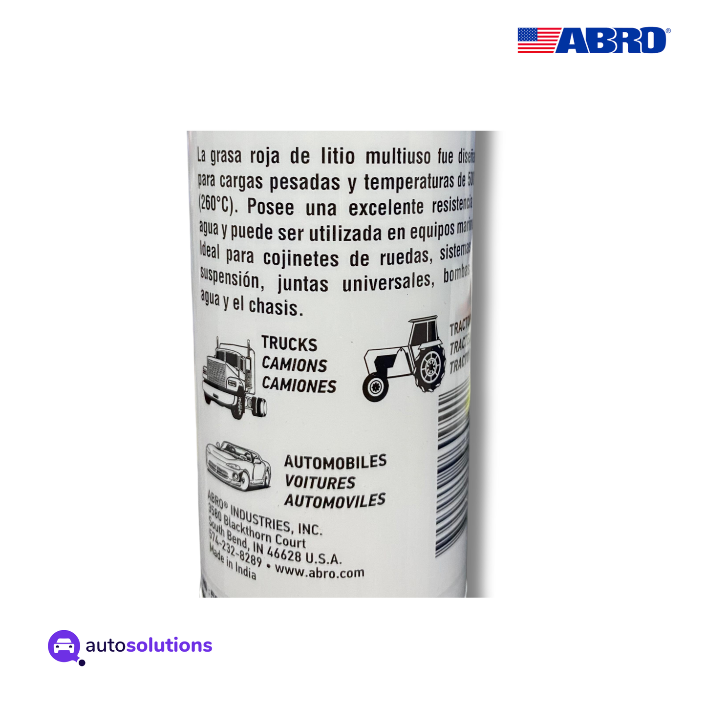 Grasa de Litio Tubo Red ABRO LG990AMHIT 397g