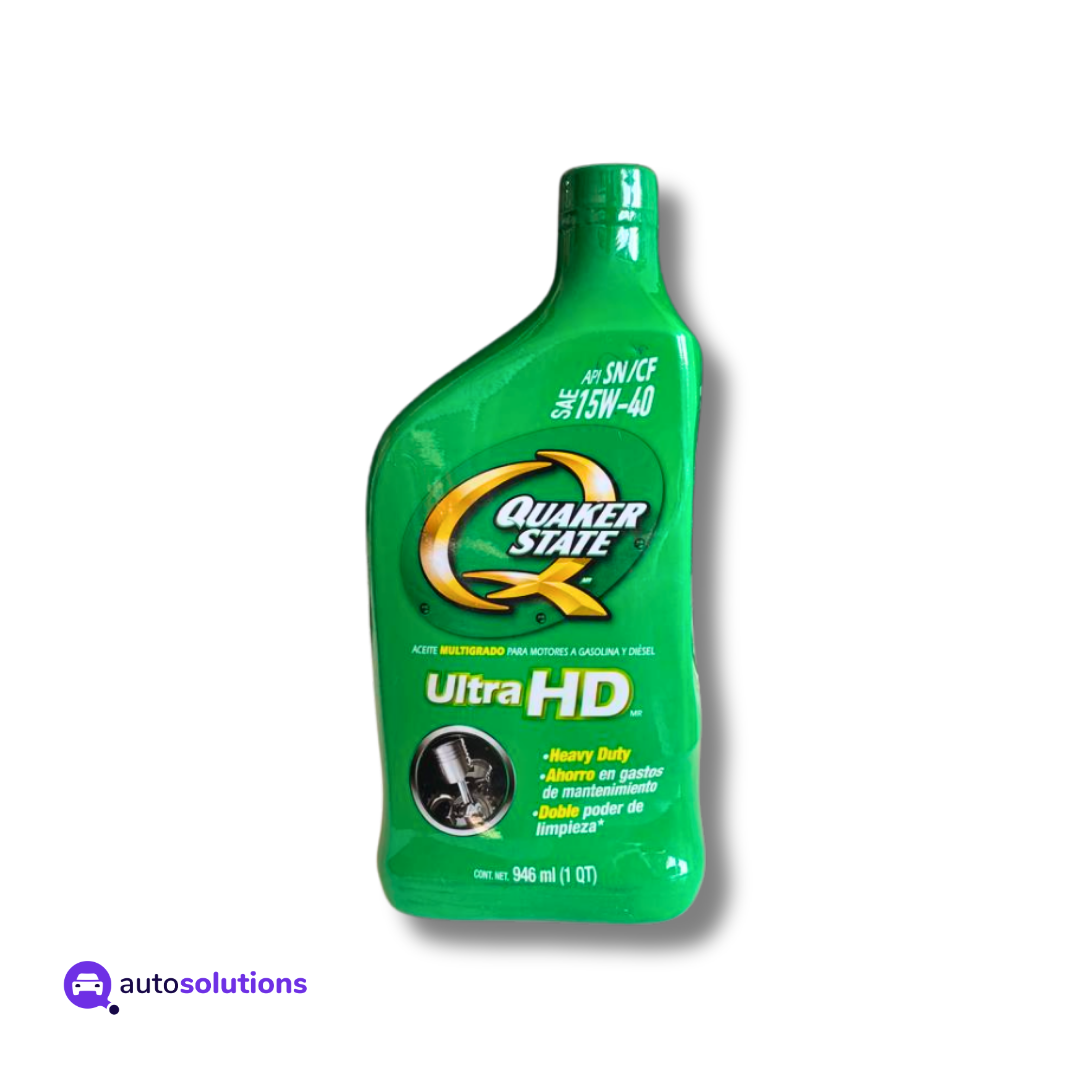 Aceite Ultra HD Quaker State 15w40 946mL / 1QT