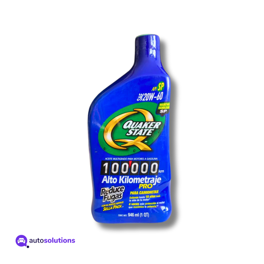 Aceite Alto Kilometraje PRO Quaker State 20w60 946mL / 1QT