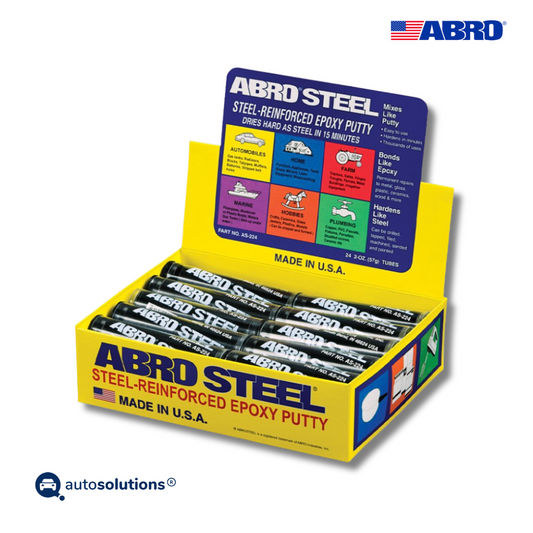Acero masilla color Negro 24 Tubos / 75gr AS224