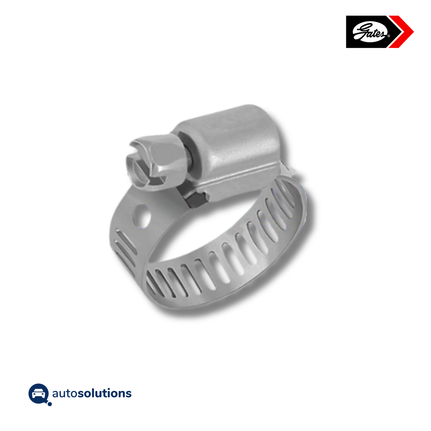 Abrazadera GATES MP5 5/16-29/32 acero galvanizado sujeción mangueras automotriz resistente corrosión premium