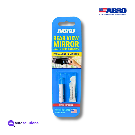 Adhesivo Espejo Retrovisor ABRO RV03 1.18mL adherencia permanente resistente temperatura vibraciones
