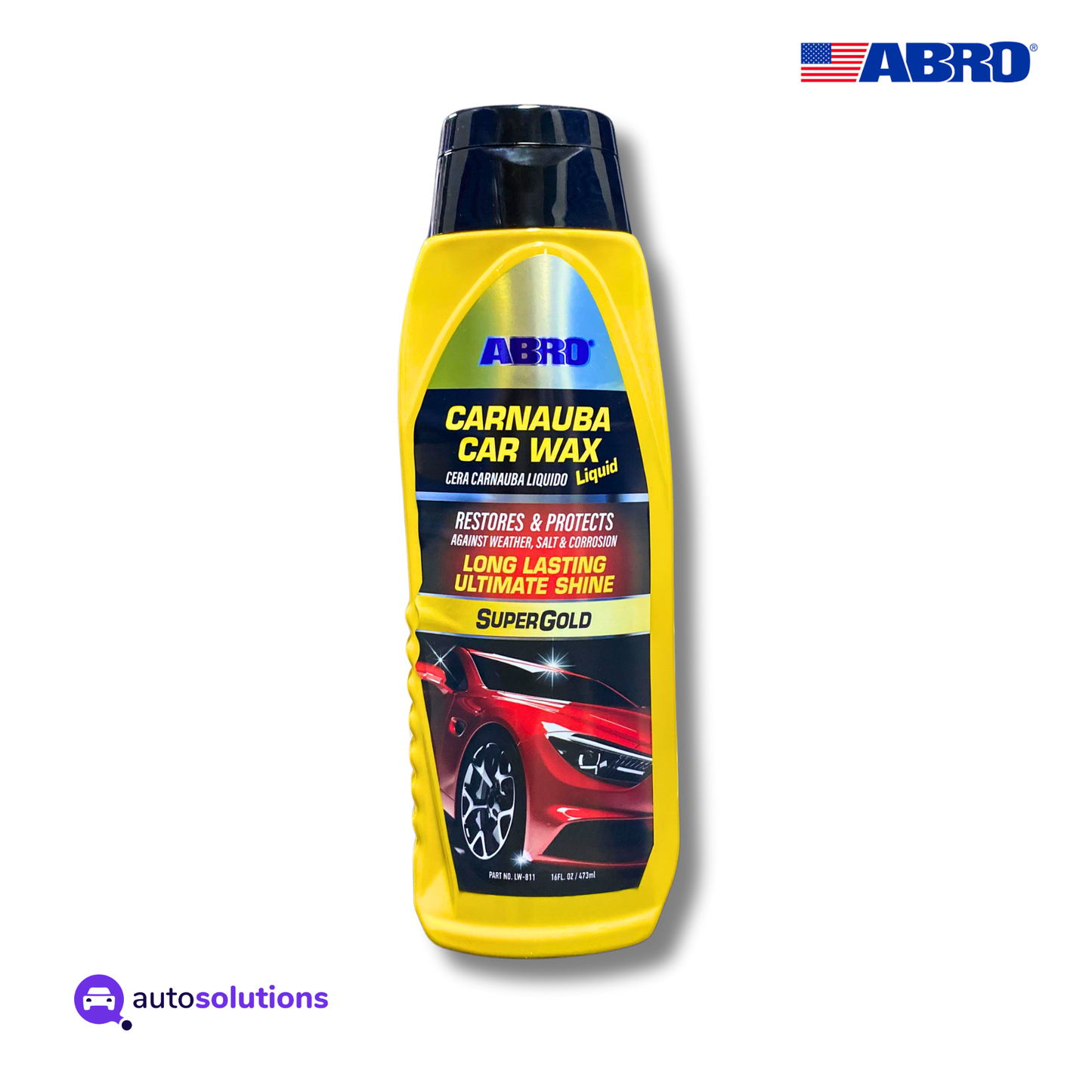Cera Carnauba Liquida ABRO LW811 473mL / 16oz