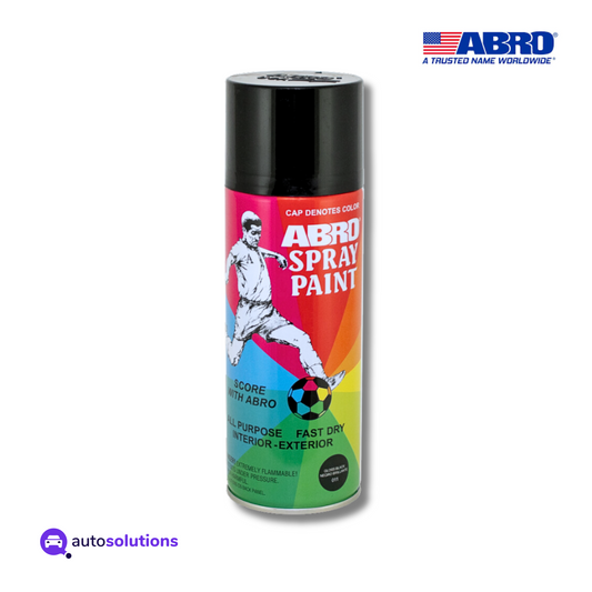 Pintura en Aerosol Negro Brillante ABRO 400ml