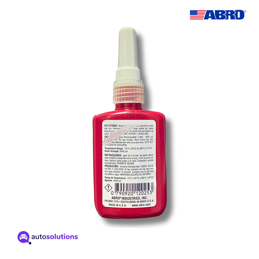 Fijador De Tornillos Permanente ABRO TL571 50mL