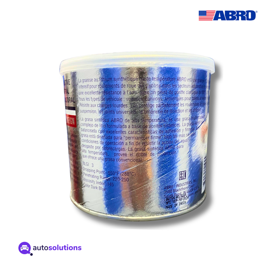 Grasa Sintética de Litio No.3 ABRO LG990AM 454g
