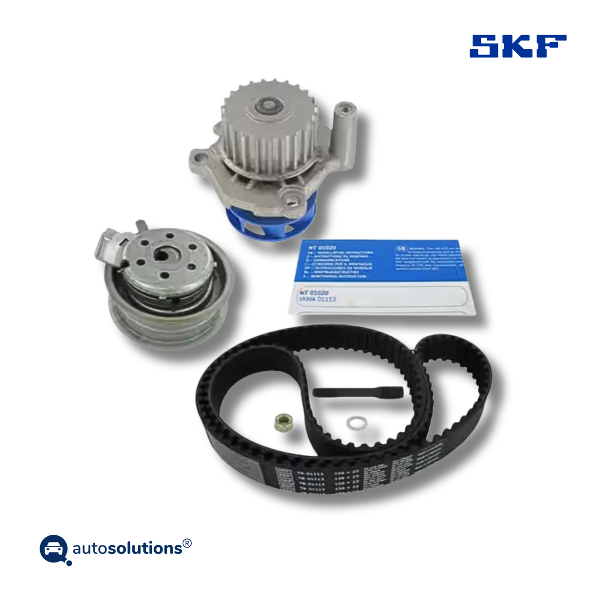 Kit de Distribucion con Bomba de Agua SKF VKMC01113-2 Seat Ibiza 2L, Golf, Jetta, New Beetle 2L.