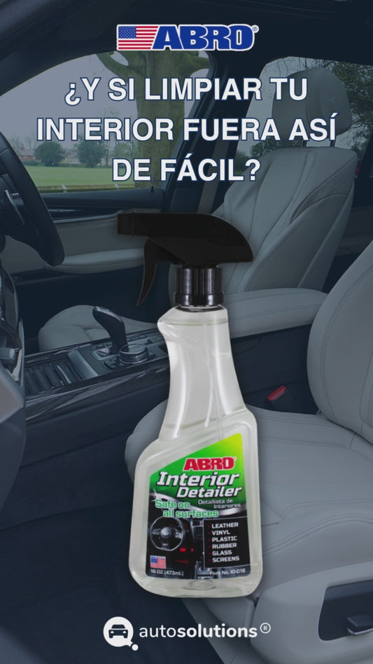 Limpiador De Interiores ABRO ID016 473mL / 16oz